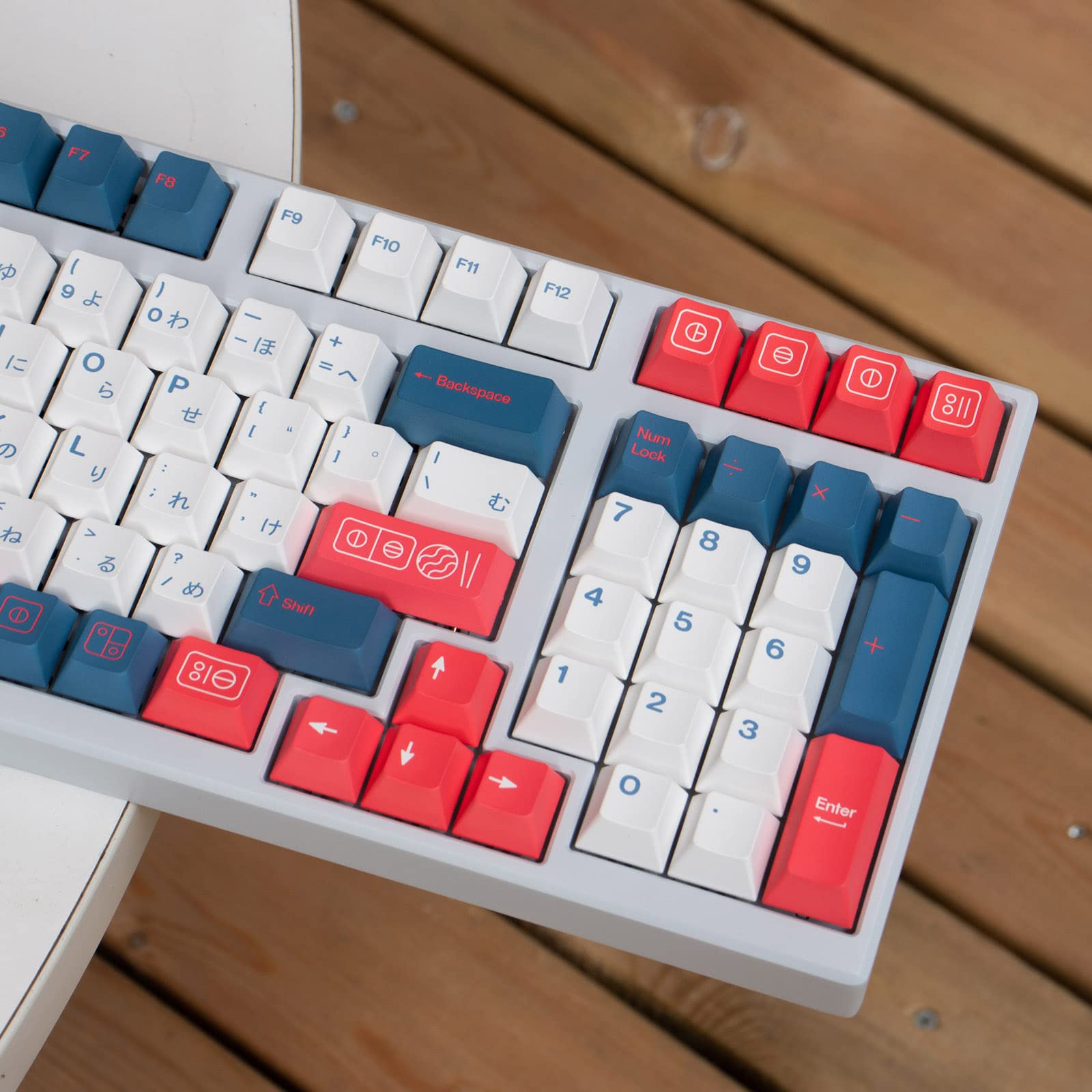 135 Key Japanese Bento Root Cherry Profile Dye Sub Keycaps for
